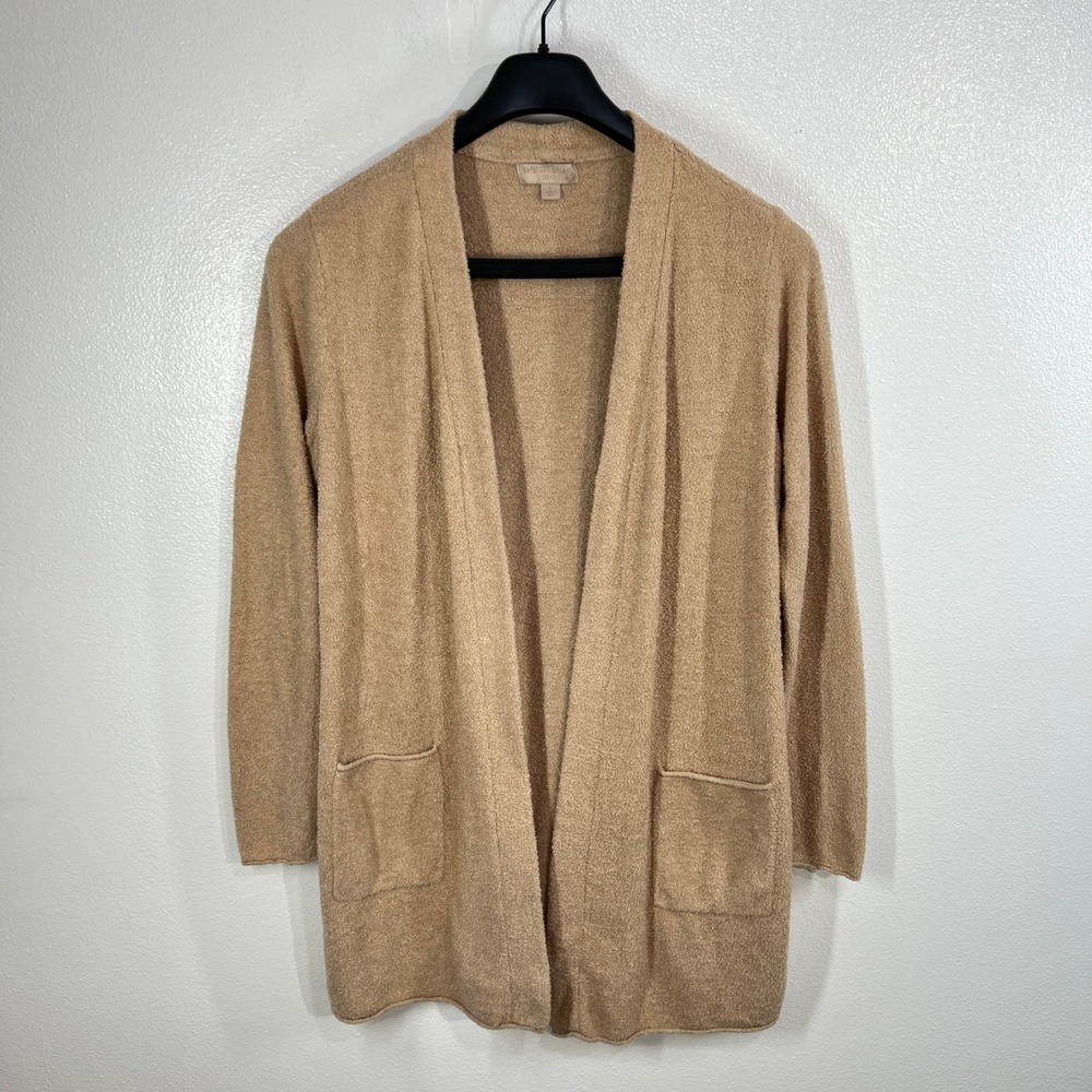 Barefoot Dreams CozyChic Lite Open Front Cardigan Large‎ Women Neutral  Lounge